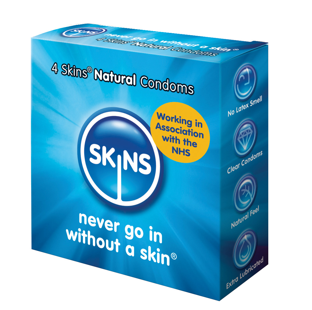 Skins Natural Condoms. 